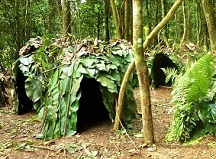 Baka pygmy camp